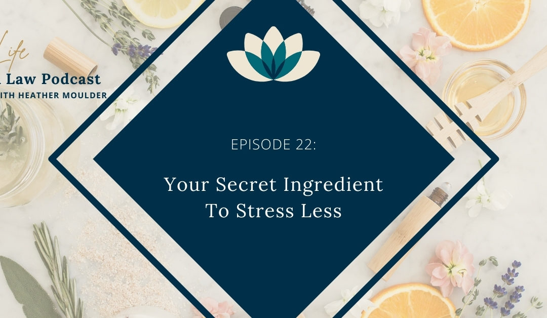 #22: Your Secret Ingredient To Stress Less (Taking Breaks)